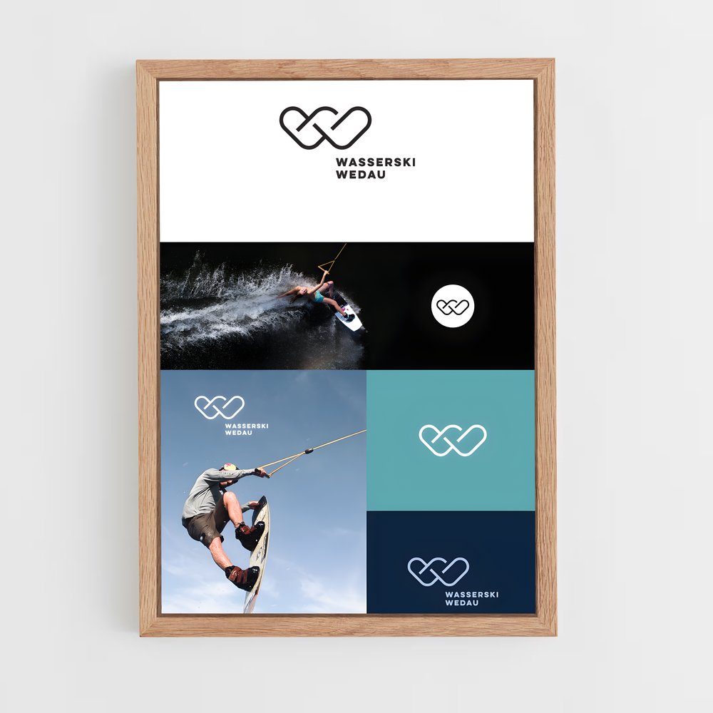Poster Wake Up and Ride – affiche Wakeboarding (vue 4)